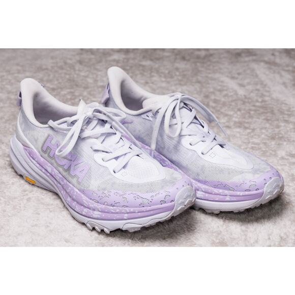 Hoka One One Speedgoat 6 Purple Starlight Glow Trail Running Shoes Womens 9.5 - Picture 1 of 16